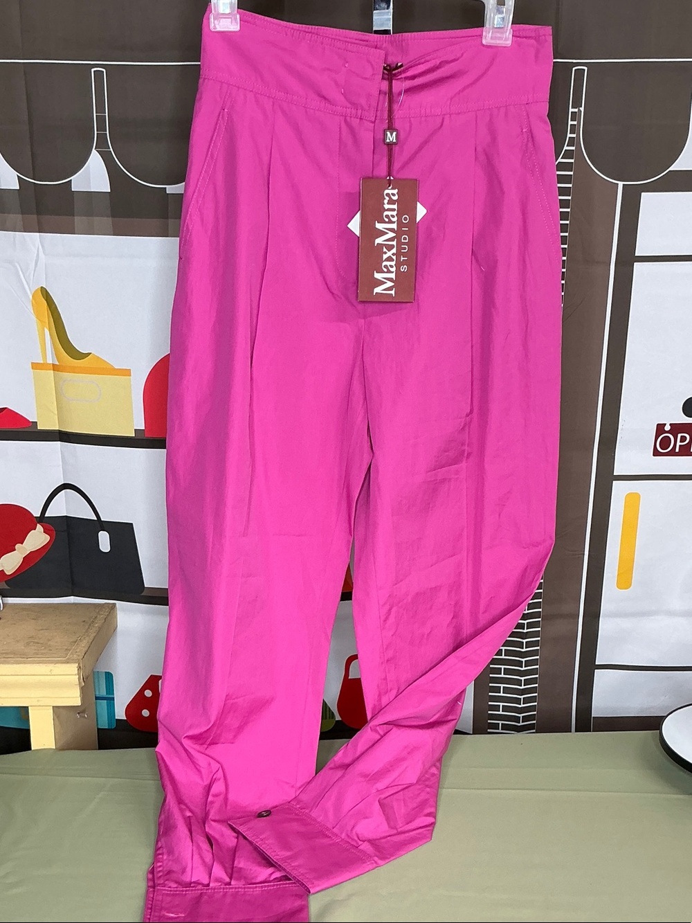 MaxMara Pink sz 6 Pants NWT #2331
